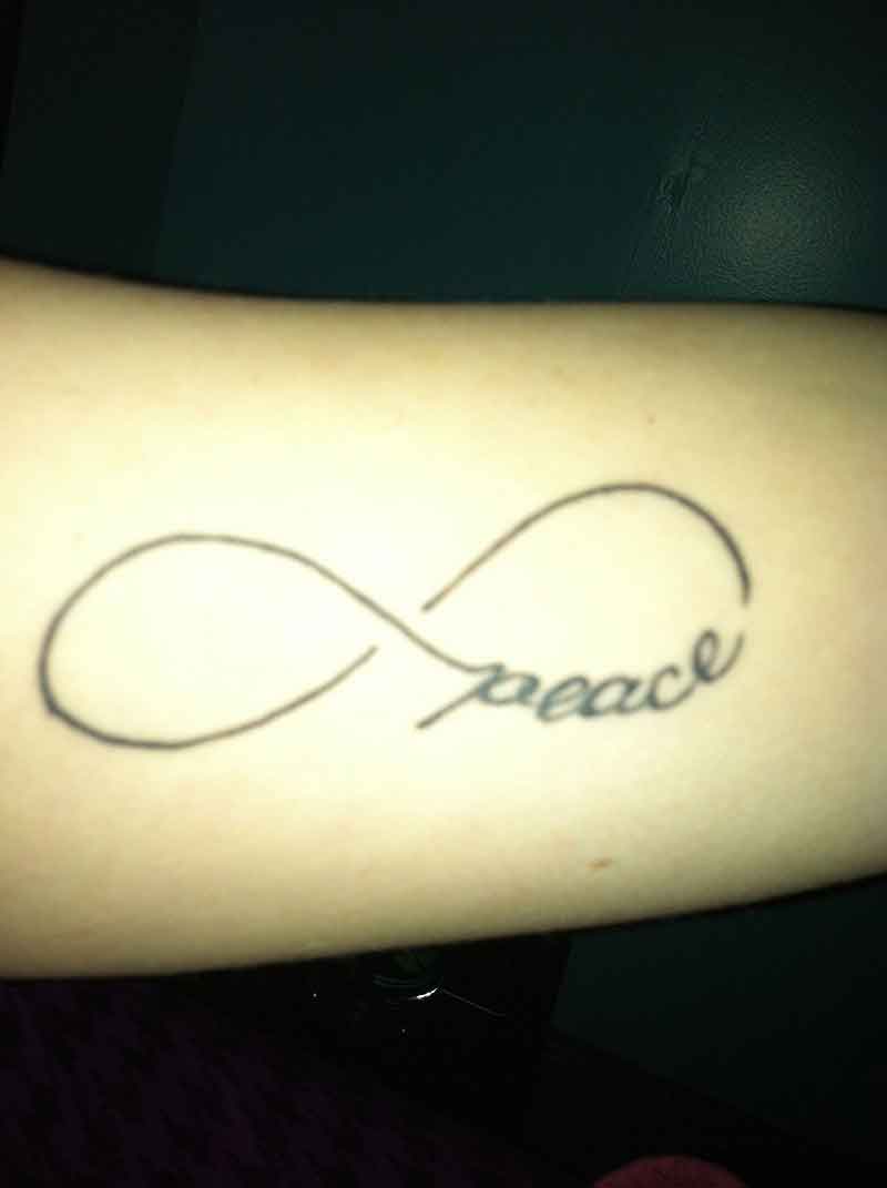 Infinity Peace Tattoo 3