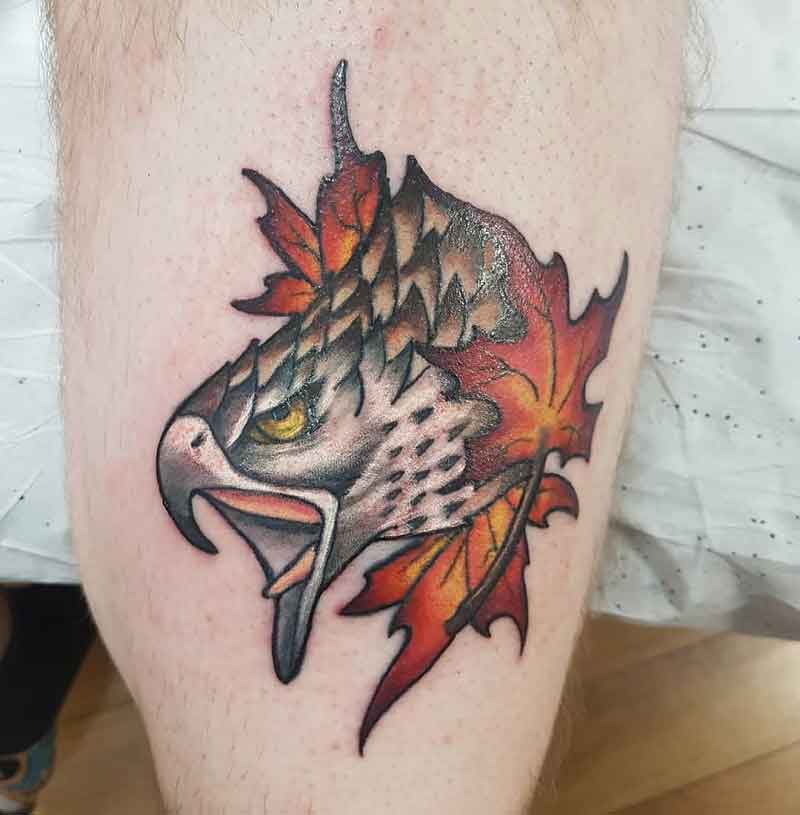 Japanese Hawk Tattoo 1