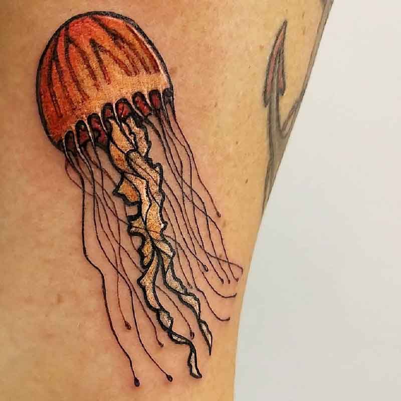 Japanese Jellyfish Tattoo 2