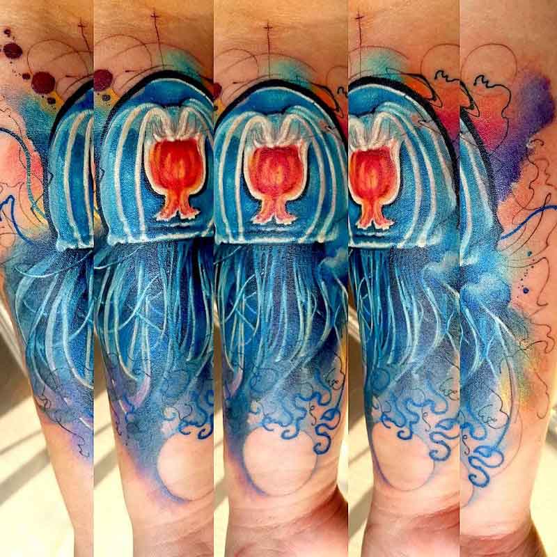 Japanese Jellyfish Tattoo 3