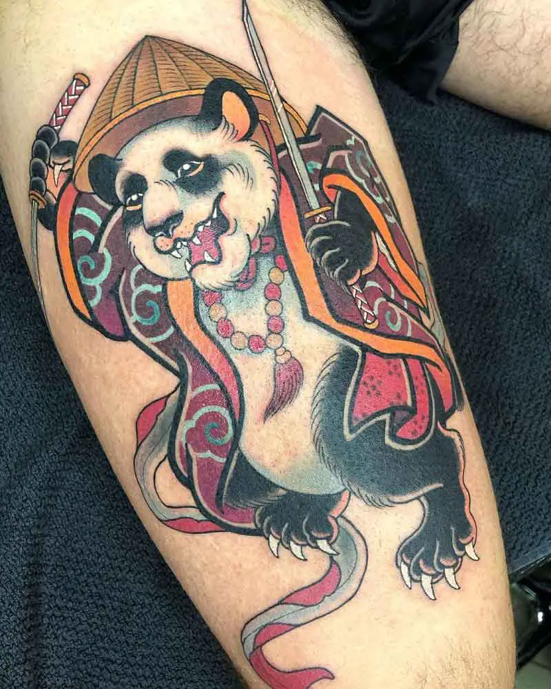 Japanese Panda Tattoo 3