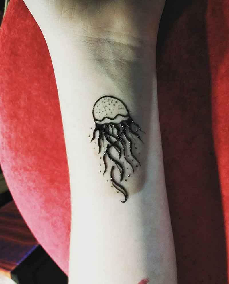 Jellyfish Henna Tattoo 1