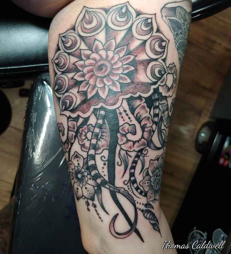 Jellyfish Mandala Tattoo 1