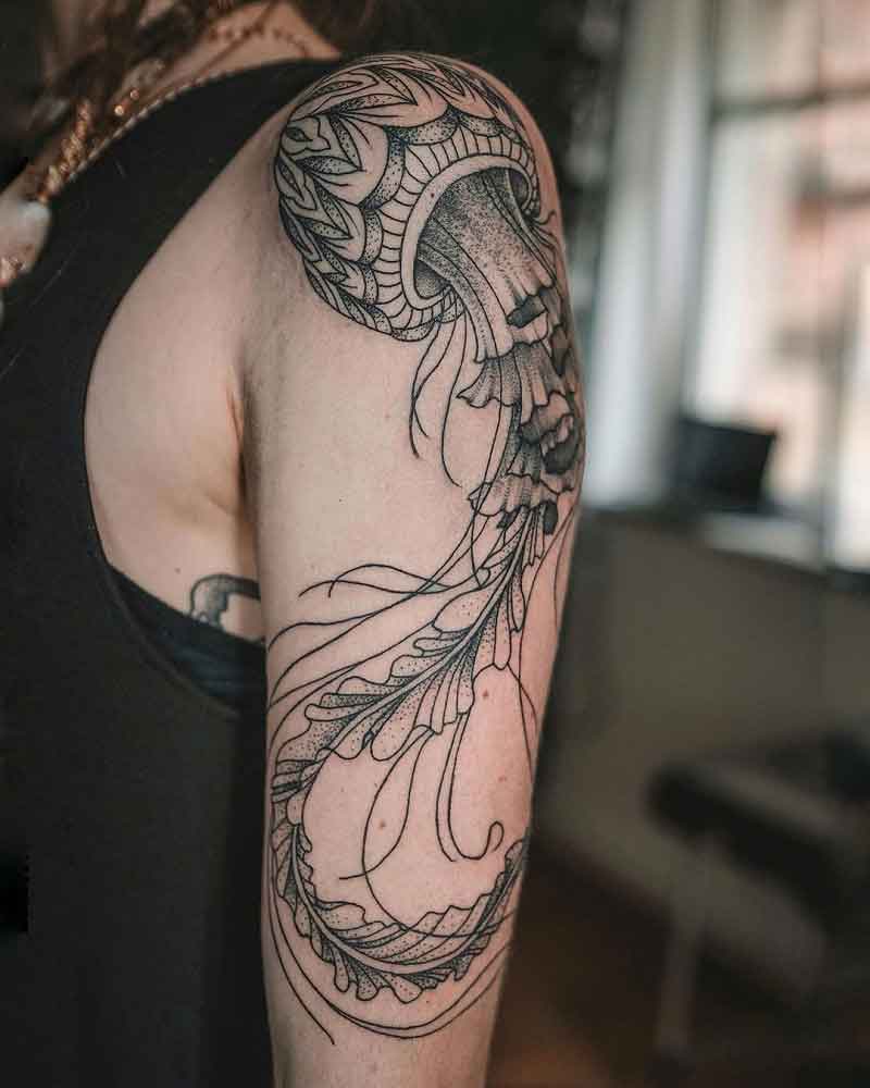 Jellyfish Mandala Tattoo 2