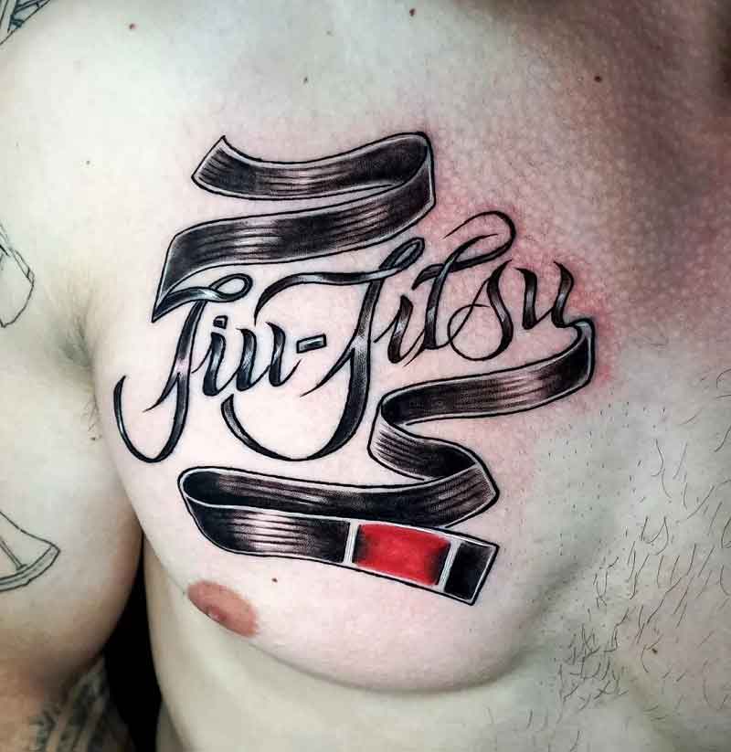 Jiu Jitsu Belt Tattoo 2