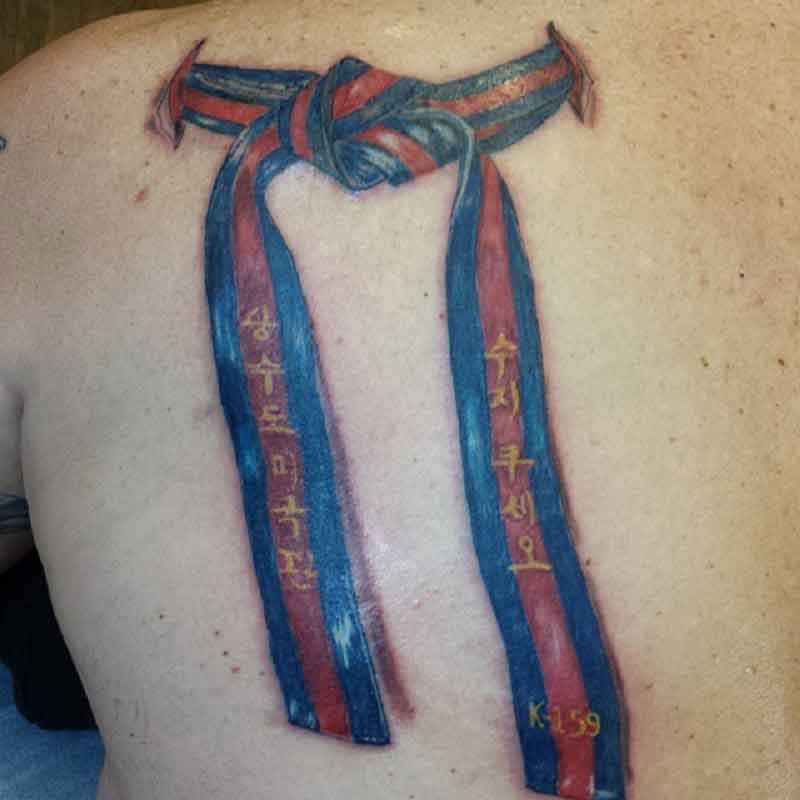 Karate Belt Tattoo 1