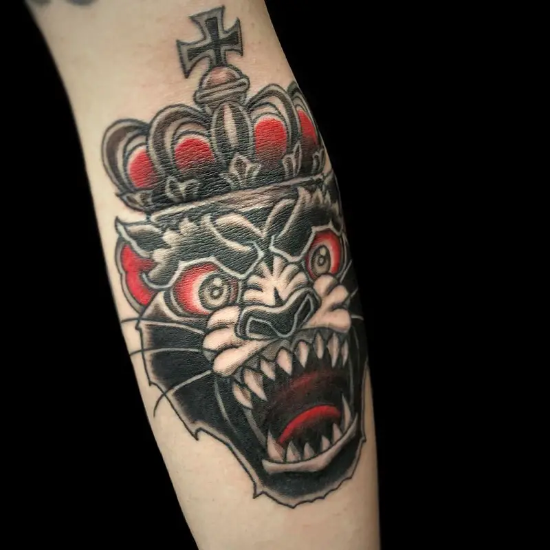 King Panther Tattoo 2