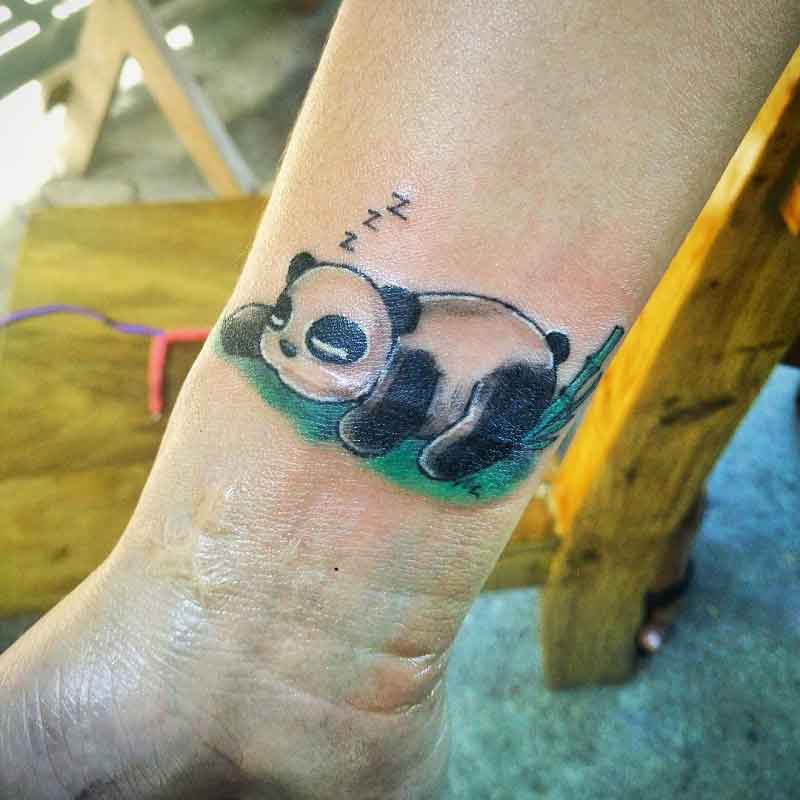 Lazy Panda Tattoo 1