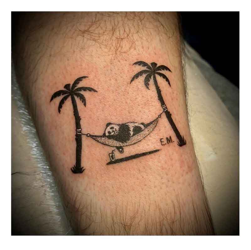 Lazy Panda Tattoo 2