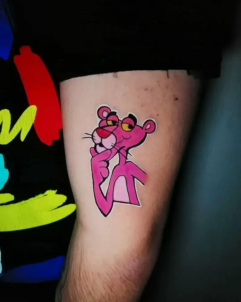 Lil Peep Pink Panther Tattoo 1