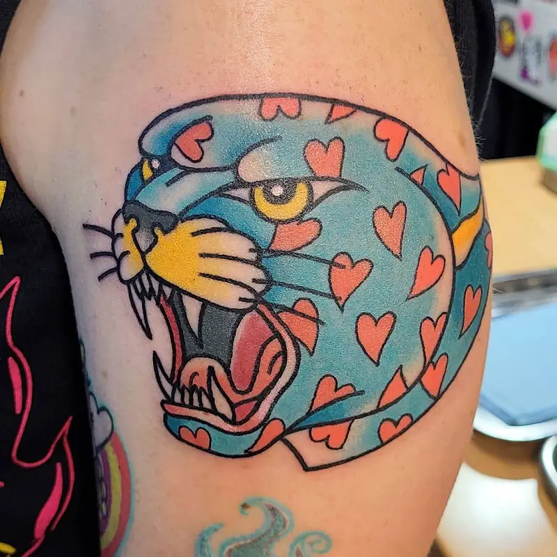 Love Panther Tattoo 3