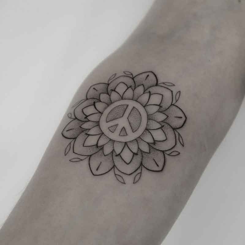 Mandala Peace Tattoo 1