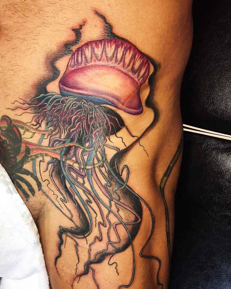 Manowar Jellyfish Tattoo 1