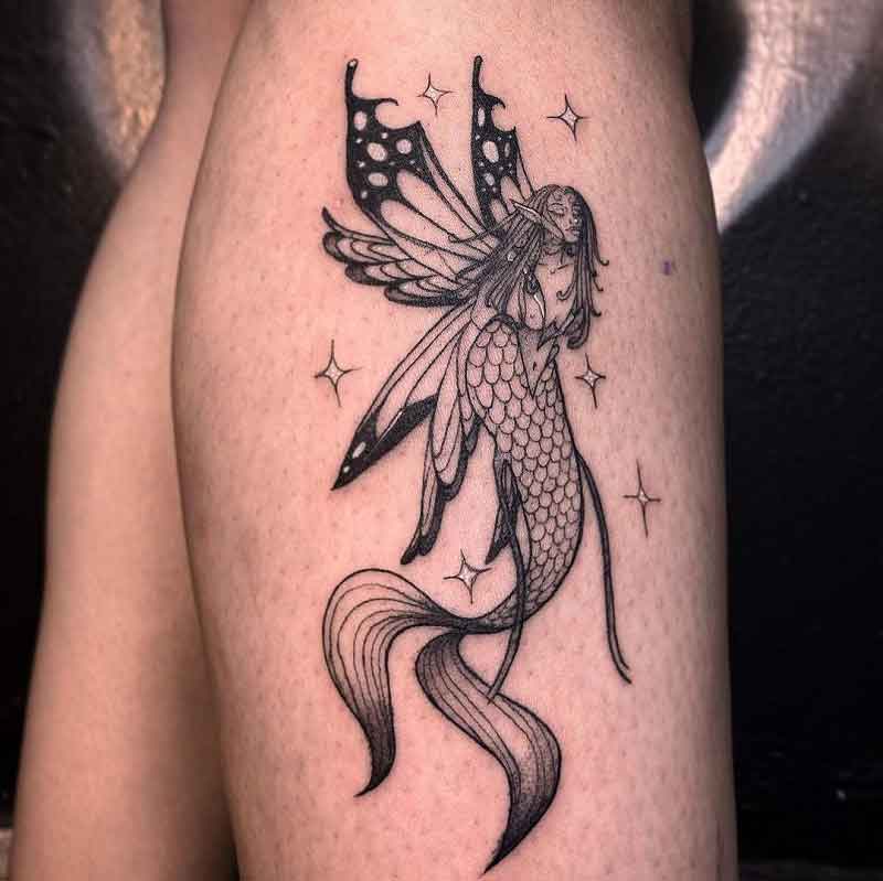 Mermaid Fairy Tattoo 1