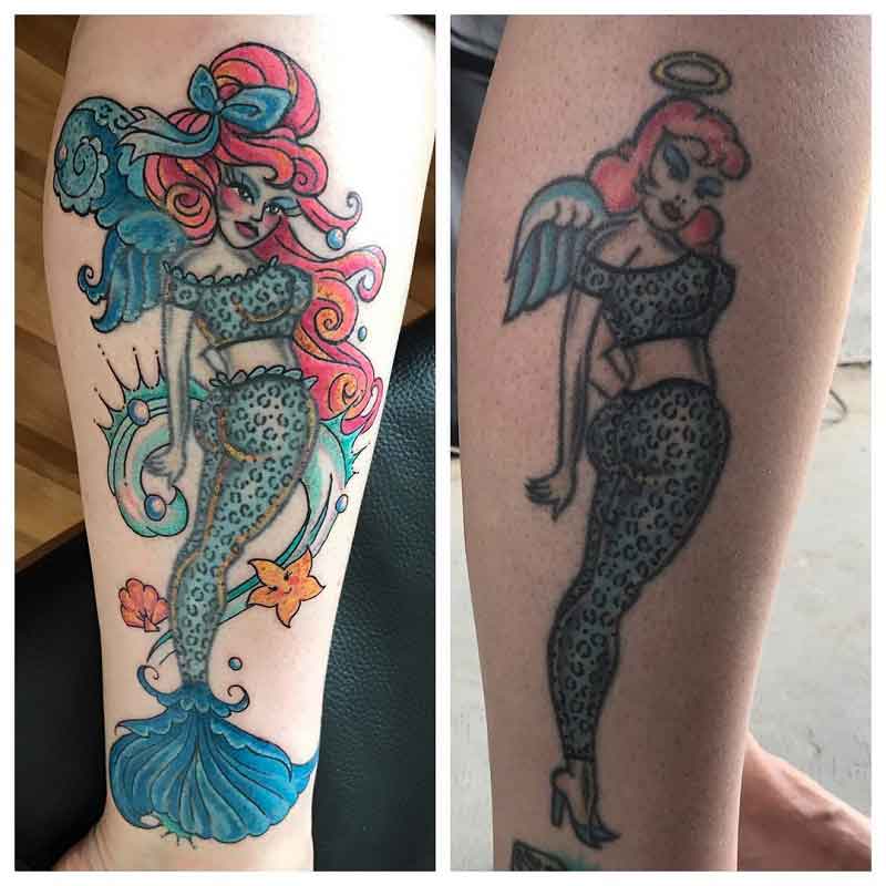Mermaid Fairy Tattoo 2