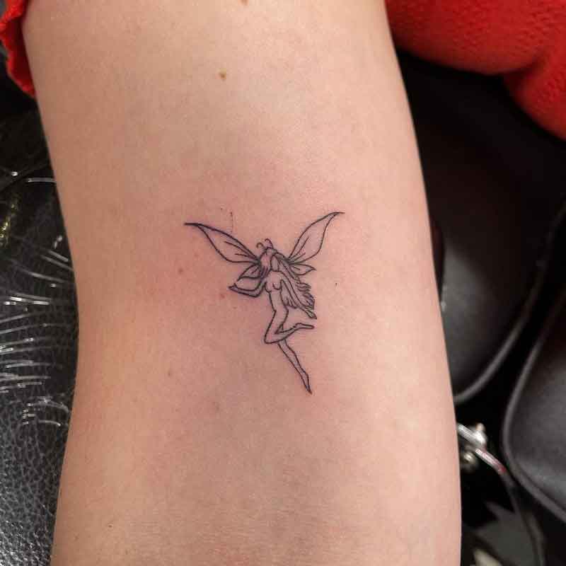 Minimalist Fairy Tattoo 3