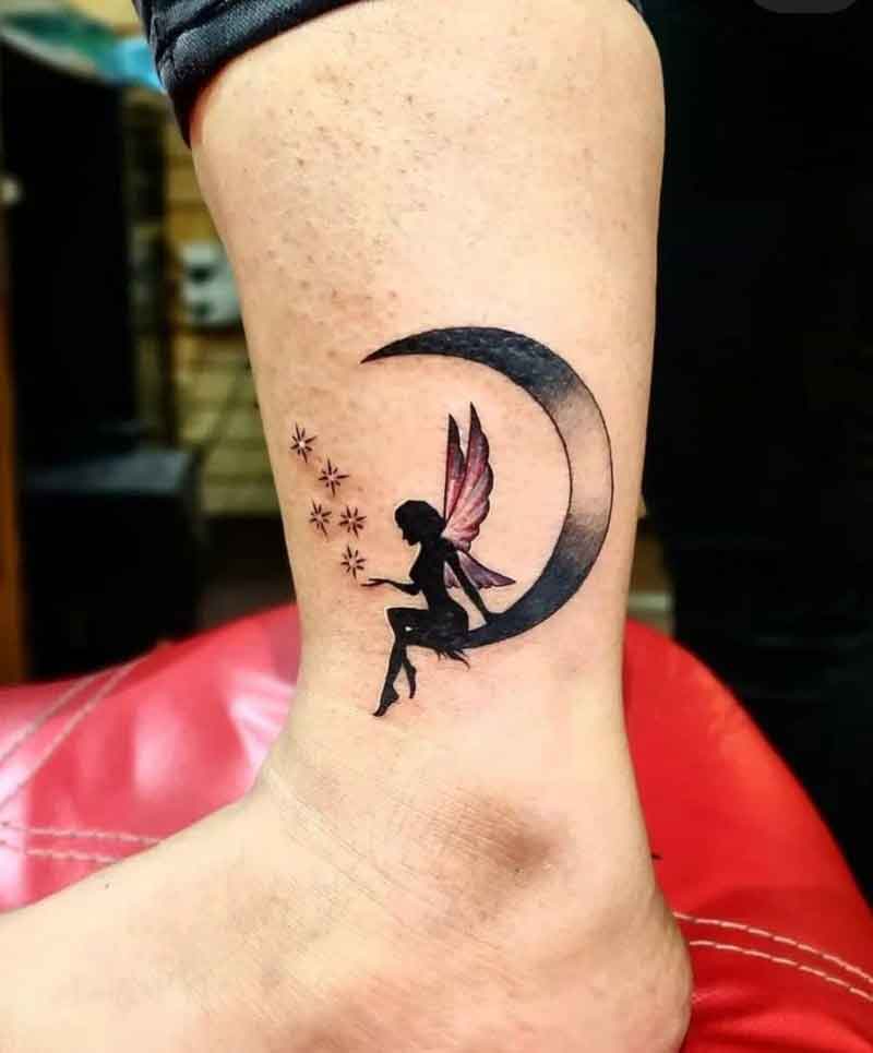 Mystic Moon Fairy Tattoo 1