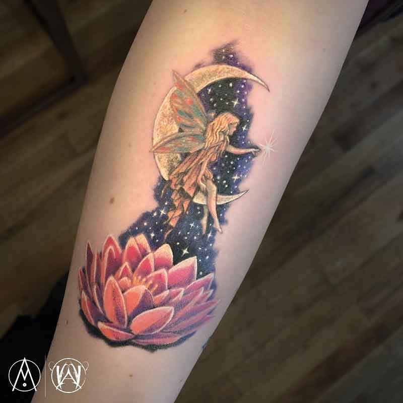 Mystic Moon Fairy Tattoo 3