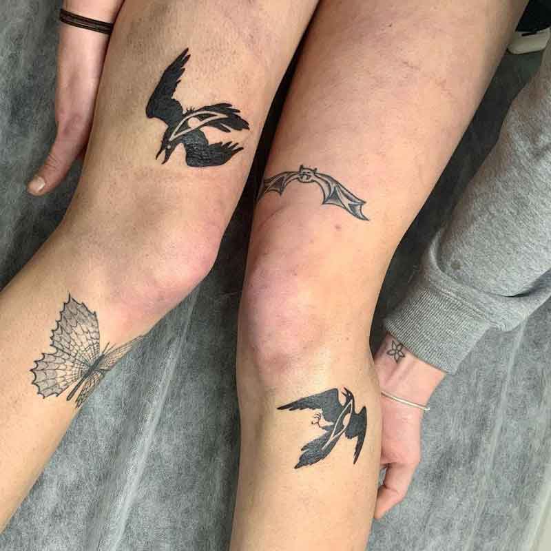 Negative Space Bird Tattoo 1