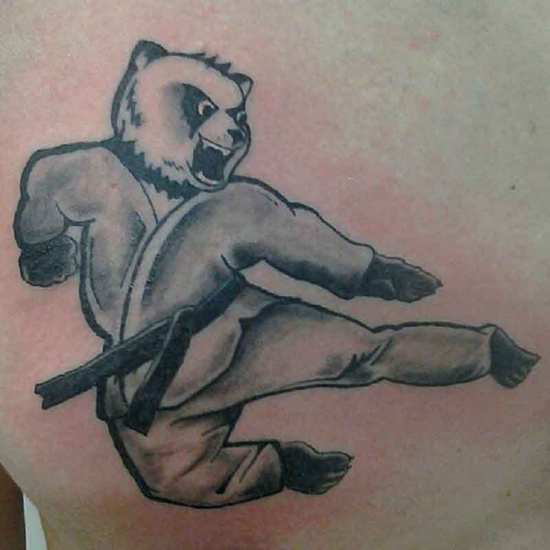 Ninja Panda Tattoo 2