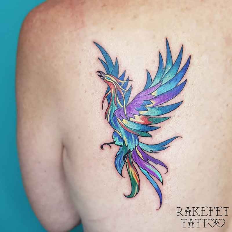 Phoenix Cover Up Tattoo 2