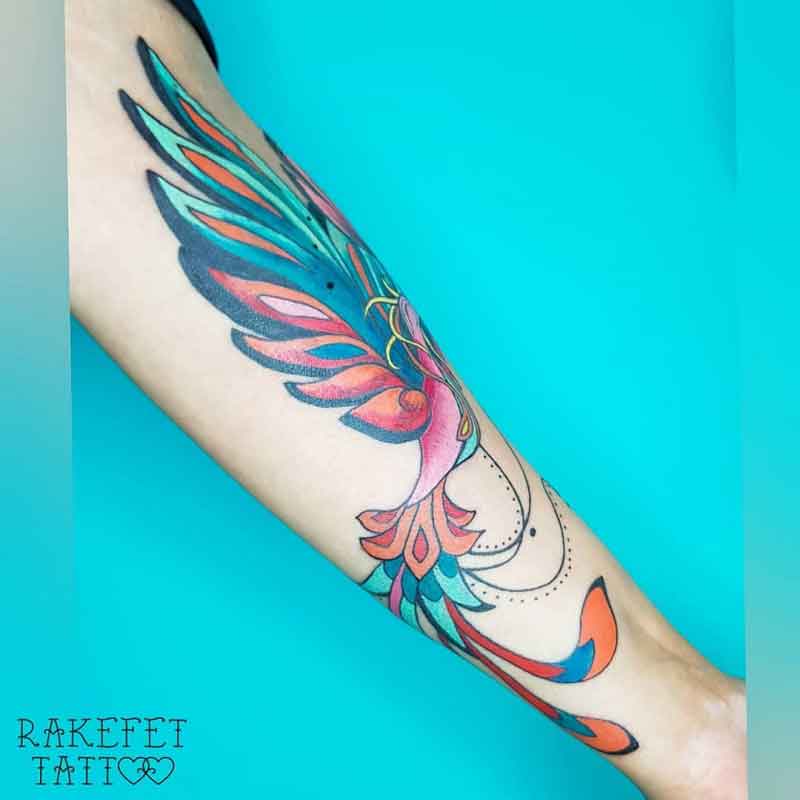 Phoenix Cover Up Tattoo 3