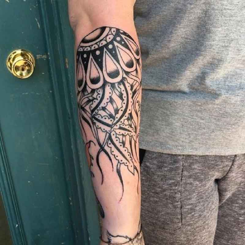 Polynesian Jellyfish Tattoo 3