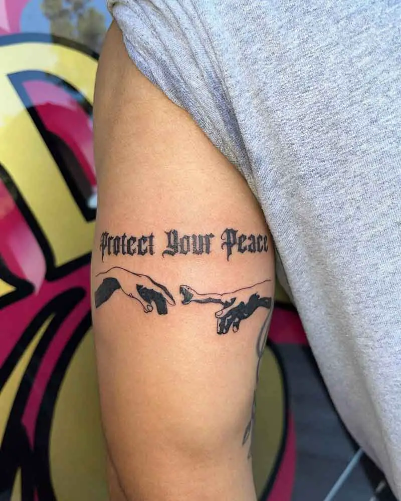 Protect Your Peace Tattoo 1