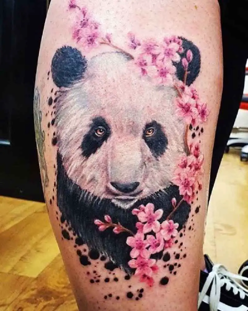 Realistic Panda Tattoo 1