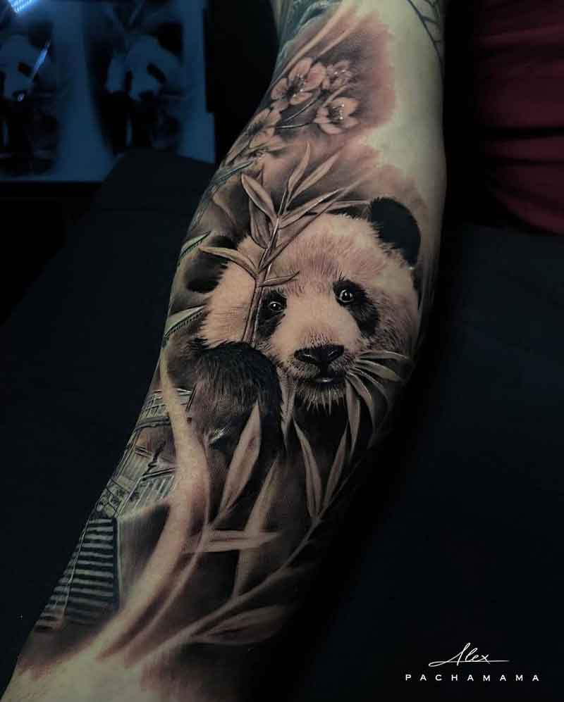 Realistic Panda Tattoo 3