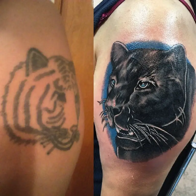 Realistic Panther Tattoo 3