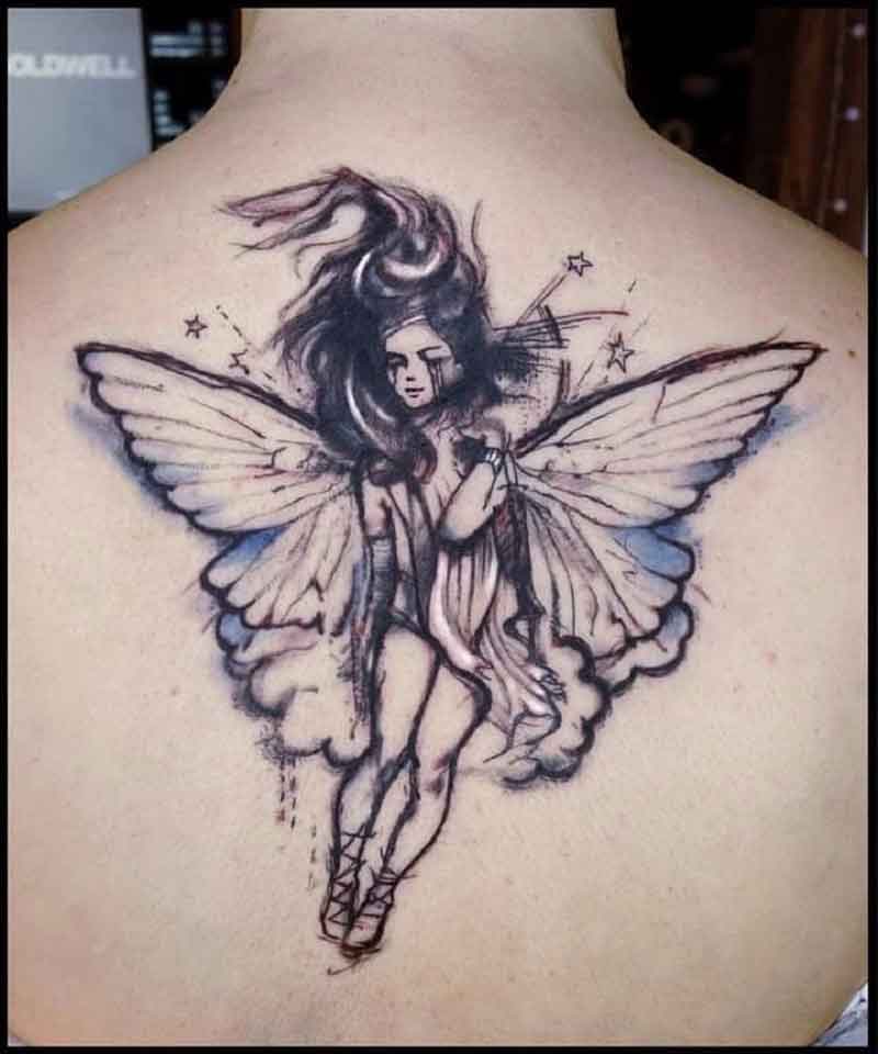 Sad Fairy Tattoo 2