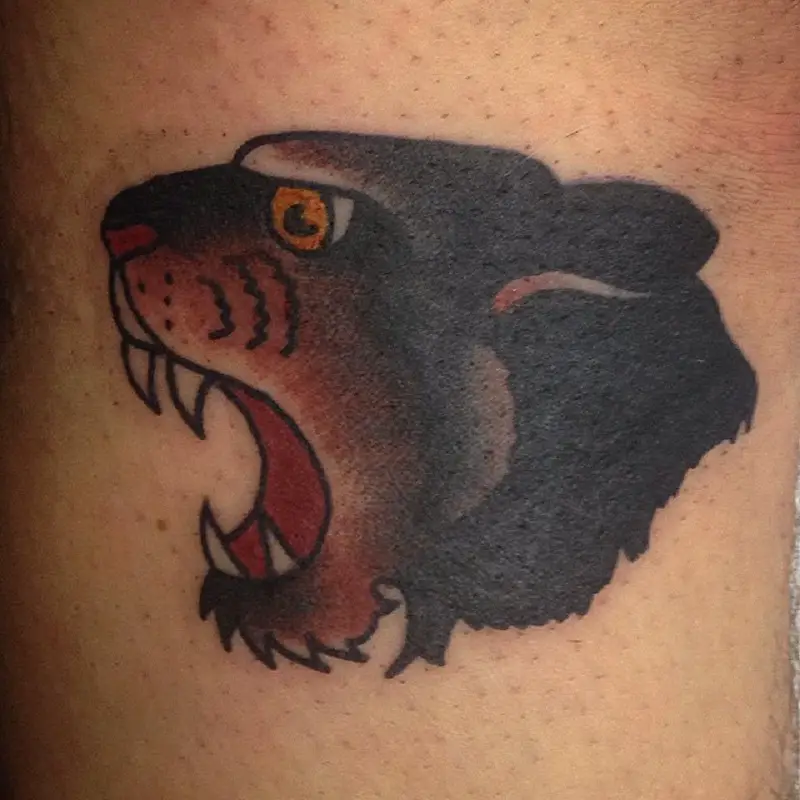 Sailor Jerry Traditional Panther Tattoo 1