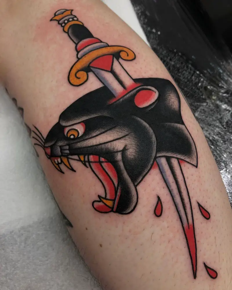 Sailor Jerry Traditional Panther Tattoo 2