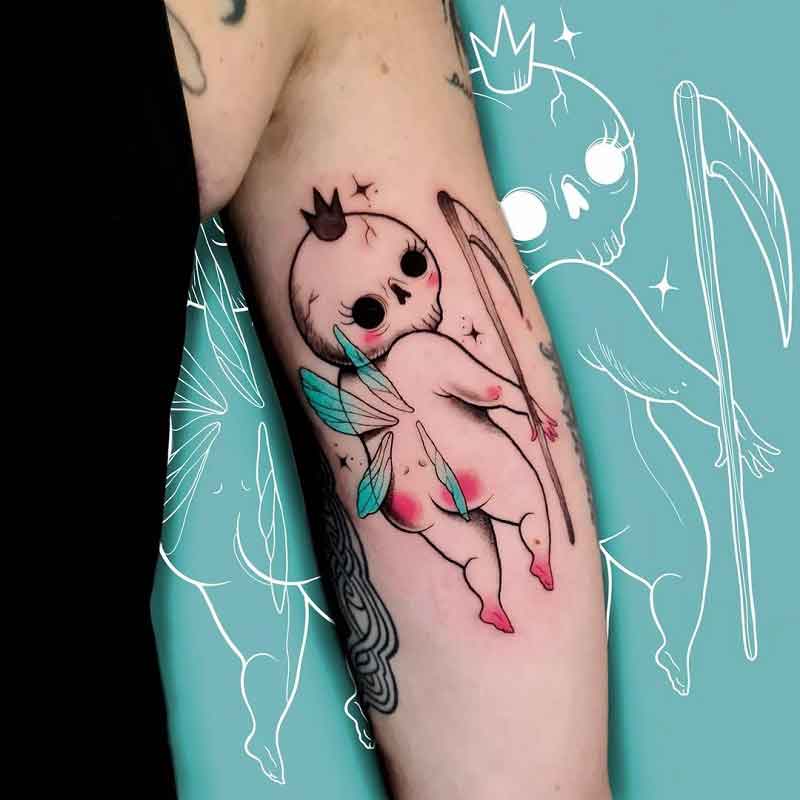 Skull Fairy Tattoo 2
