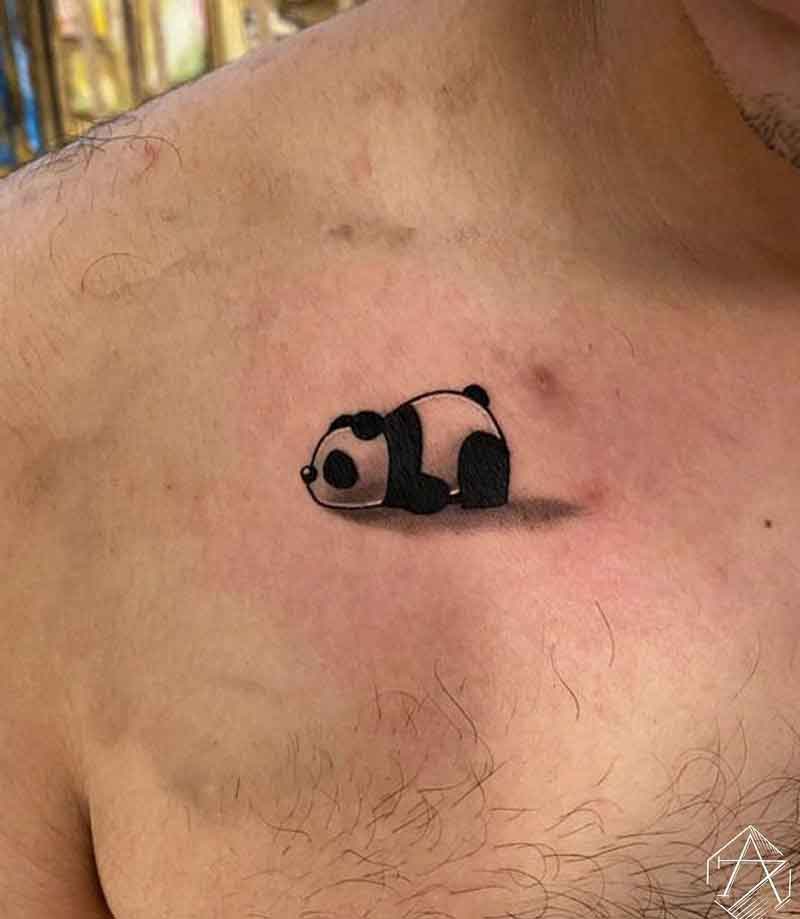 Sleeping Panda Tattoo 1