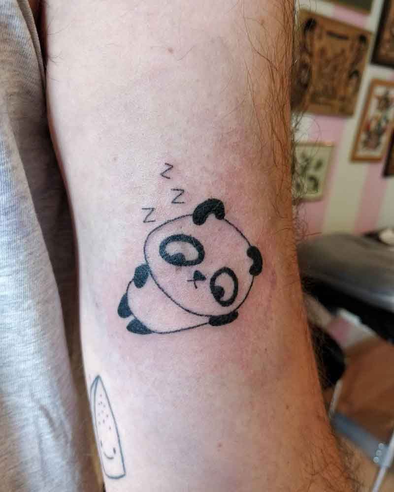 Sleeping Panda Tattoo 3