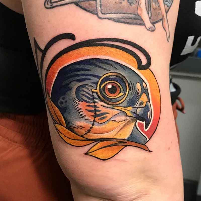 Sparrow Hawk Tattoo 1