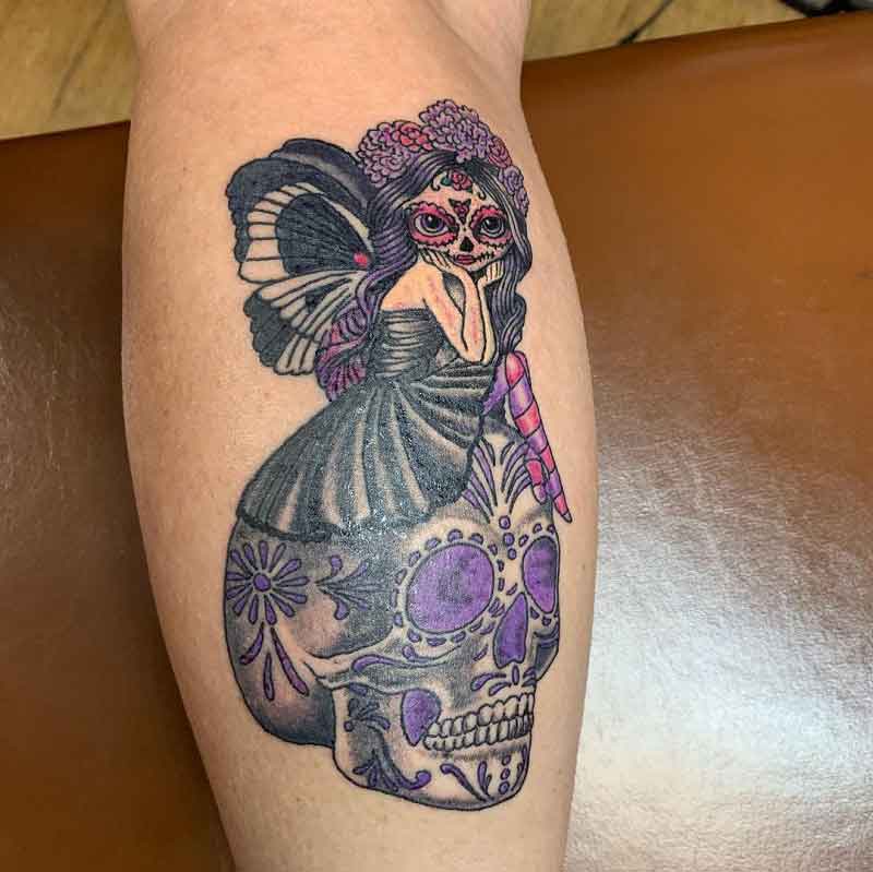 Sugar Skull Fairy Tattoo 2