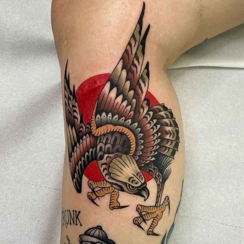 Traditional Hawk Tattoo 1