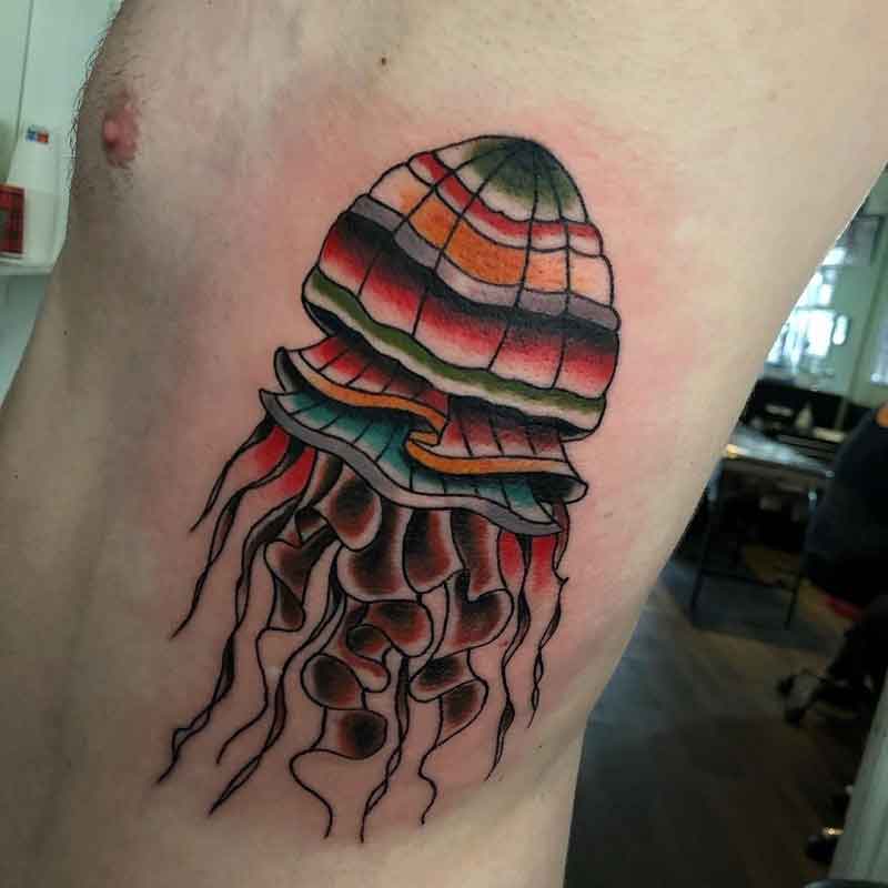 Traditional Jellyfish Tattoo 1