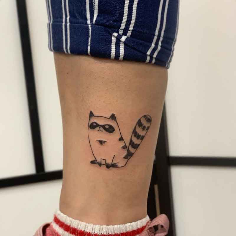 Trash Panda Tattoo 2