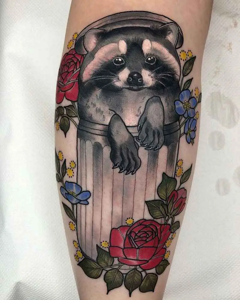 Trash Panda Tattoo 3