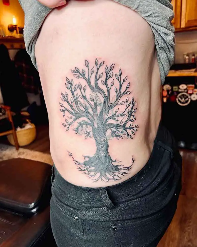 Tree Cover Up Tattoo 1