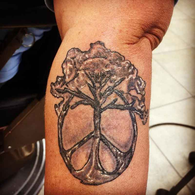 Tree Peace Tattoo 2