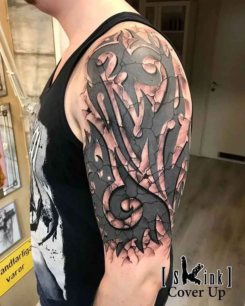 Tribal Cover Up Tattoo 1