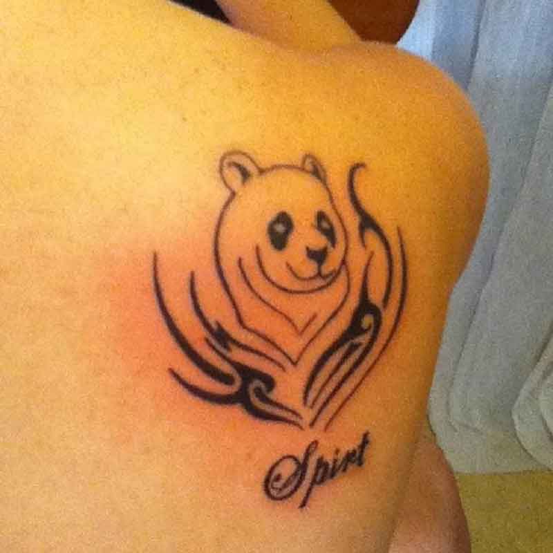 Tribal Panda Tattoo 3