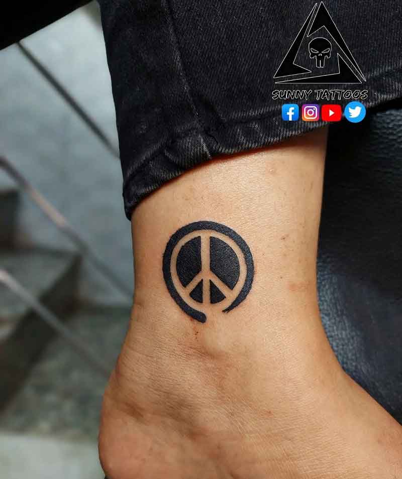 Tribal Peace Tattoo 1