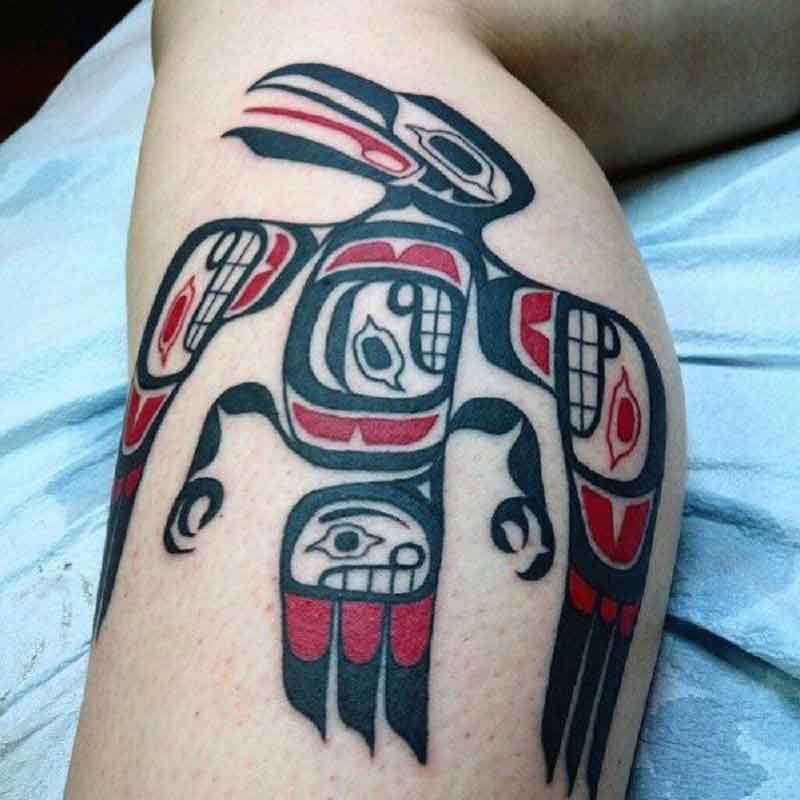 Tribal Red Tailed Hawk Tattoo 1
