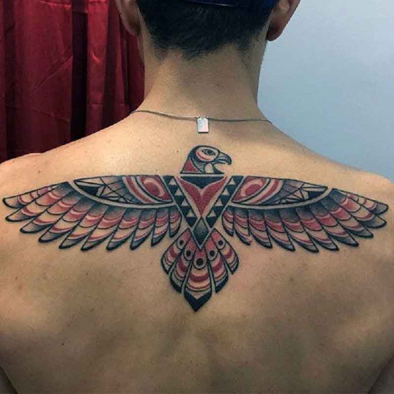 Tribal Red Tailed Hawk Tattoo 3